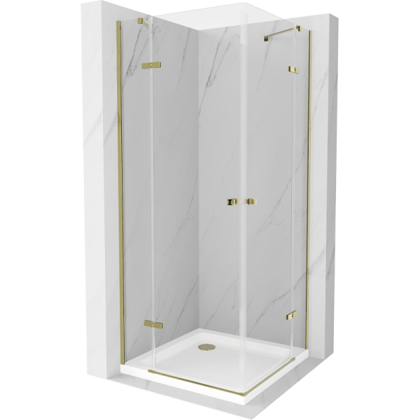 Kabina prysznicowa z brodzikiem Mexen Duo 100x100 transparent 495932