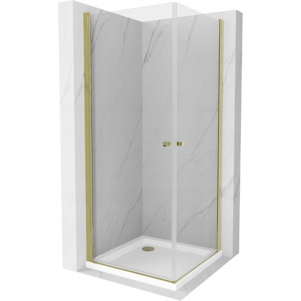 Kabina prysznicowa z brodzikiem Mexen Duo 70x70 transparent 496234