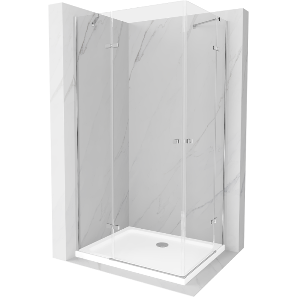 Kabina prysznicowa z brodzikiem Mexen Duo 80x70 transparent 496771