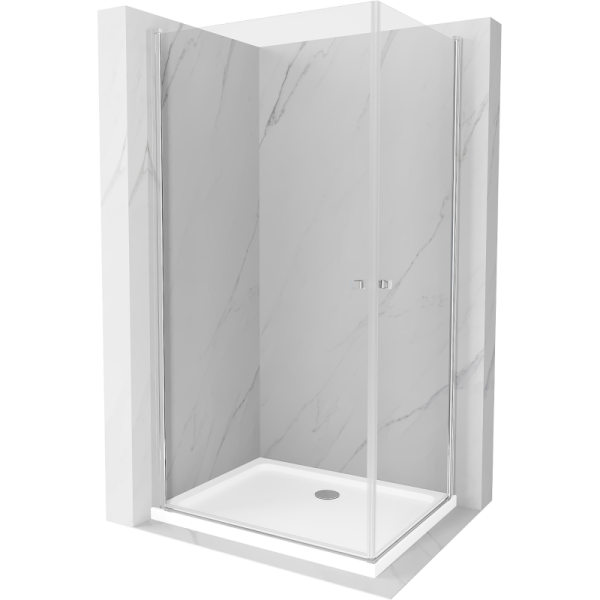 Kabina prysznicowa z brodzikiem Mexen Duo 80x70 transparent 495045