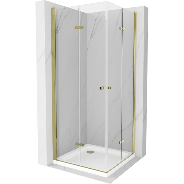 Kabina prysznicowa z brodzikiem Mexen Duo 80x80 transparent 497026