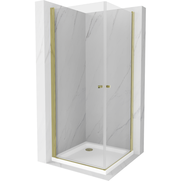 Kabina prysznicowa z brodzikiem Mexen Duo 90x90 transparent 494938