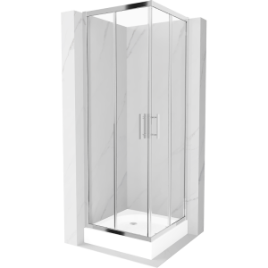 Kabina prysznicowa z brodzikiem Mexen kwadratowa Rio 70×70 transparent 496303 Kabina prysznicowa z brodzikiem Mexen kwadratowa Rio 70×70 transparent 496303
