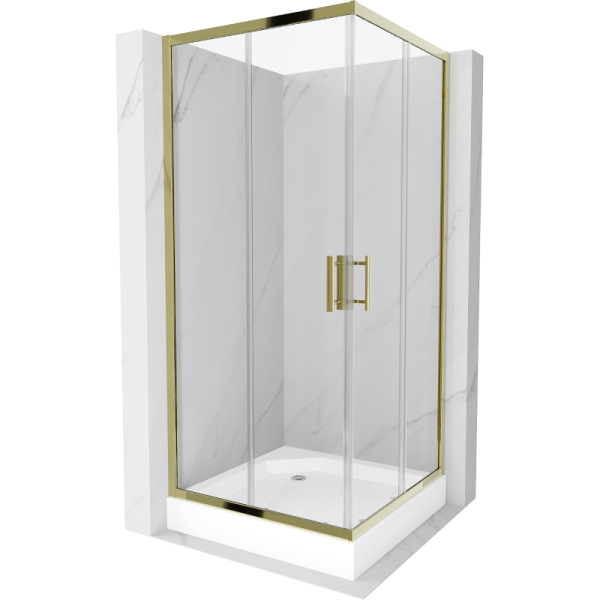Kabina prysznicowa z brodzikiem Mexen kwadratowa Rio 90x90 transparent 495883