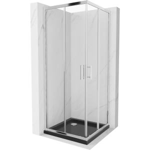 Kabina prysznicowa z brodzikiem Mexen kwadratowa Rio 90×90 transparent 496651 Kabina prysznicowa z brodzikiem Mexen kwadratowa Rio 90×90 transparent 496651