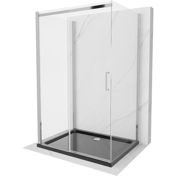 Kabina prysznicowa z brodzikiem Mexen Omega 110x80 transparent 496121