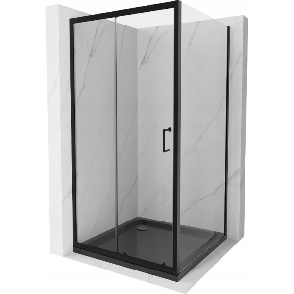 Kabina prysznicowa z brodzikiem Mexen rozsuwana Apia 100x100 transparent 507418