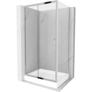 Kabina prysznicowa z brodzikiem Mexen rozsuwana Apia 100×80 transparent 506974