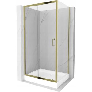 Kabina prysznicowa z brodzikiem Mexen rozsuwana Apia 120×80 transparent 507522