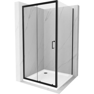 Kabina prysznicowa z brodzikiem Mexen rozsuwana Apia 90×90 transparent 507054 Kabina prysznicowa z brodzikiem Mexen rozsuwana Apia 90×90 transparent 507054