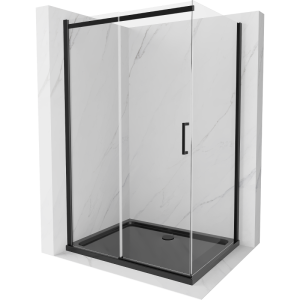 Kabina prysznicowa z brodzikiem Mexen rozsuwana Omega 100×90 transparent 497021 Kabina prysznicowa z brodzikiem Mexen rozsuwana Omega 100×90 transparent 497021