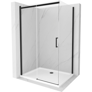 Kabina prysznicowa z brodzikiem Mexen rozsuwana Omega 110×90 transparent 495455 Kabina prysznicowa z brodzikiem Mexen rozsuwana Omega 110×90 transparent 495455