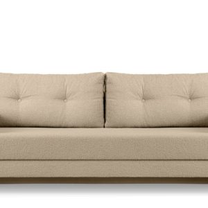 KONSIMO ERISO Skandynawska Sofa 3 osobowa, jasnobeżowa, boucle 857154 KONSIMO ERISO Skandynawska Sofa 3 osobowa, jasnobeżowa, boucle 857154