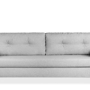 KONSIMO ERISO Sofa jasnoszara rozkładana 3 os. szer. 220 cm 857150 KONSIMO ERISO Sofa jasnoszara rozkładana 3 os. szer. 220 cm 857150