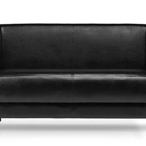 KONSIMO ESPECTO Elegancka sofa do gabinetu/poczekalni, czarna 849993 KONSIMO ESPECTO Elegancka sofa do gabinetu/poczekalni, czarna 849993