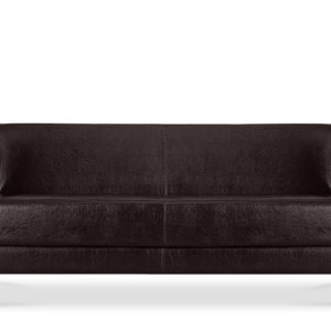 KONSIMO ESPECTO Sofa trzyosobowa z ekoskóry do salonu, brązowy 849994 KONSIMO ESPECTO Sofa trzyosobowa z ekoskóry do salonu, brązowy 849994