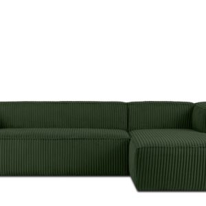 KONSIMO FEROX Duży nowoczesny narożnik prawy w tkaninie gruby sztruks 796435