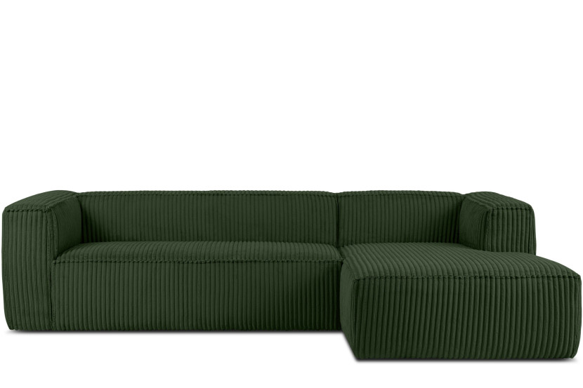 KONSIMO FEROX Duży nowoczesny narożnik prawy w tkaninie gruby sztruks 796435