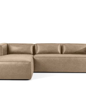 KONSIMO FEROX Narożnik lewy do salonu styl loft w tkanine skóropodobnej 999666