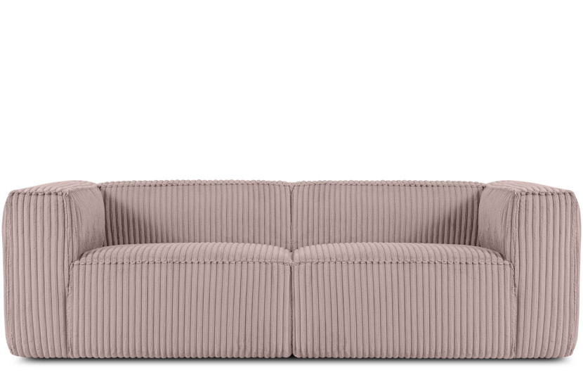 KONSIMO FEROX Nowoczesna sofa trzyosobowa w tkaninie sztruksowej 796515