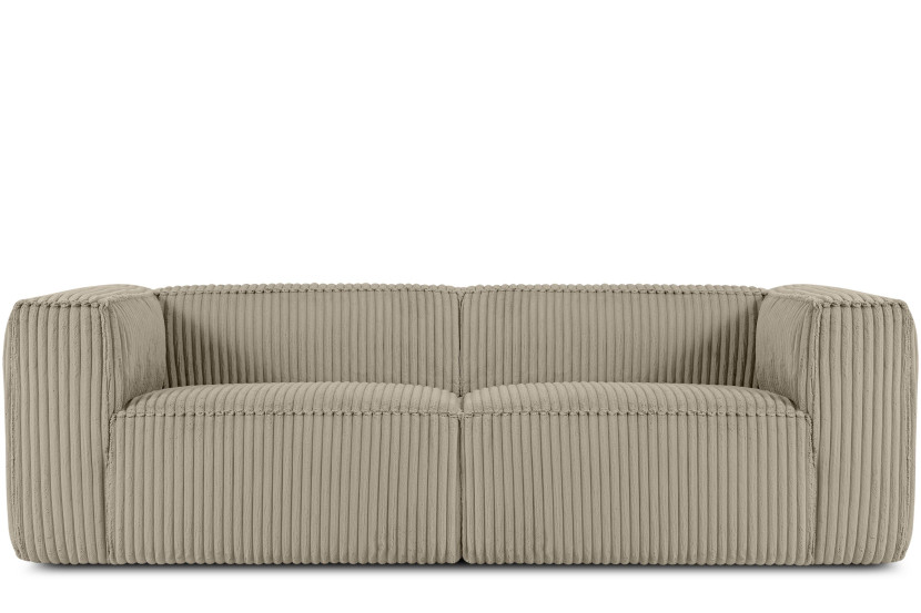 KONSIMO FEROX Nowoczesna sofa trzyosobowa w tkaninie sztruksowej 796522