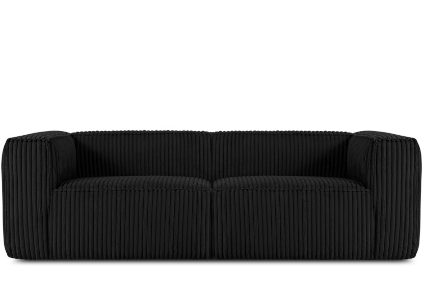 KONSIMO FEROX Nowoczesna sofa trzyosobowa w tkaninie sztruksowej 796539