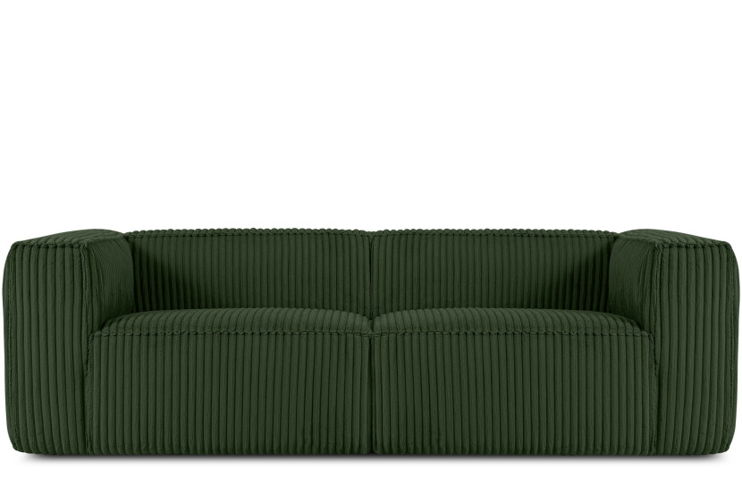 KONSIMO FEROX Nowoczesna sofa trzyosobowa w tkaninie sztruksowej 796554