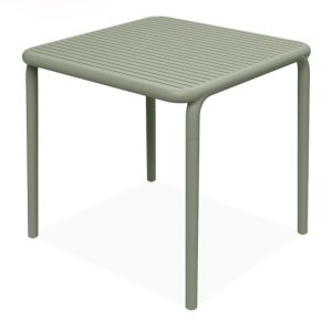 KONSIMO FICCARI Stół na ogród, kwadratowy, styl minimalistyczny, oliwkowy 868666 KONSIMO FICCARI Stół na ogród, kwadratowy, styl minimalistyczny, oliwkowy 868666