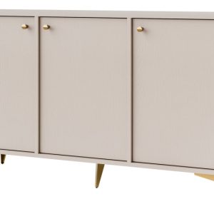 KONSIMO FLOREN Duża nowoczesna komoda do salonu na złotych nóżkach 757805 KONSIMO FLOREN Duża nowoczesna komoda do salonu na złotych nóżkach 757805