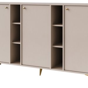 KONSIMO FLOREN Komoda do salonu z przegródkami na złotych nóżkach 757808 KONSIMO FLOREN Komoda do salonu z przegródkami na złotych nóżkach 757808