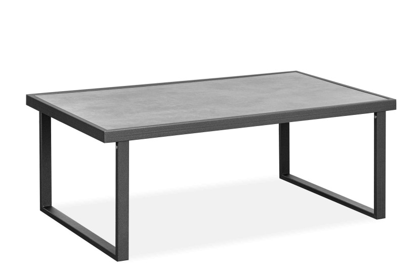KONSIMO FRENA Stolik na ogród/taras stalowy, antracytowy 118 x 65 cm 868655
