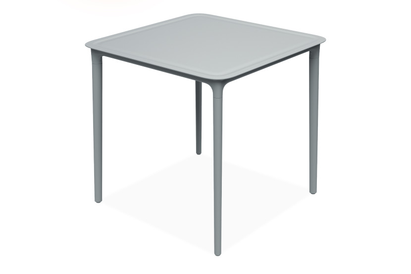 KONSIMO GALIO Stół z tworzywa sztucznego, wytrzymały, na ogród, szary 868630