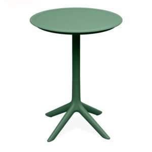KONSIMO GALIO Stolik do ogrodu/na balkon zielony, oliwkowy, śr. 57 cm 868624 KONSIMO GALIO Stolik do ogrodu/na balkon zielony, oliwkowy, śr. 57 cm 868624