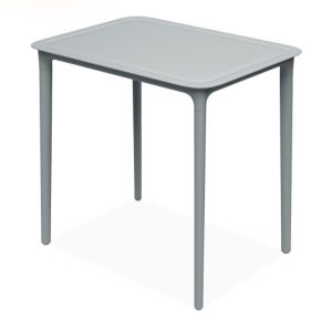 KONSIMO GALIO Wysoki stolik ogrodowy, prosty, na balkon, popielaty szary 868650 KONSIMO GALIO Wysoki stolik ogrodowy, prosty, na balkon, popielaty szary 868650