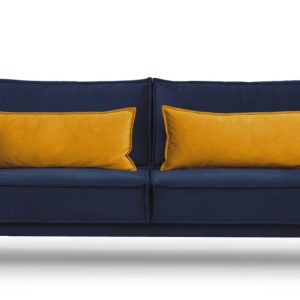 KONSIMO GANZO Trzyosobowa sofa do salonu w stylu loft z poduszkami 796510 KONSIMO GANZO Trzyosobowa sofa do salonu w stylu loft z poduszkami 796510