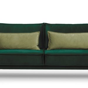 KONSIMO GANZO Trzyosobowa sofa do salonu w stylu loft z poduszkami 796547 KONSIMO GANZO Trzyosobowa sofa do salonu w stylu loft z poduszkami 796547