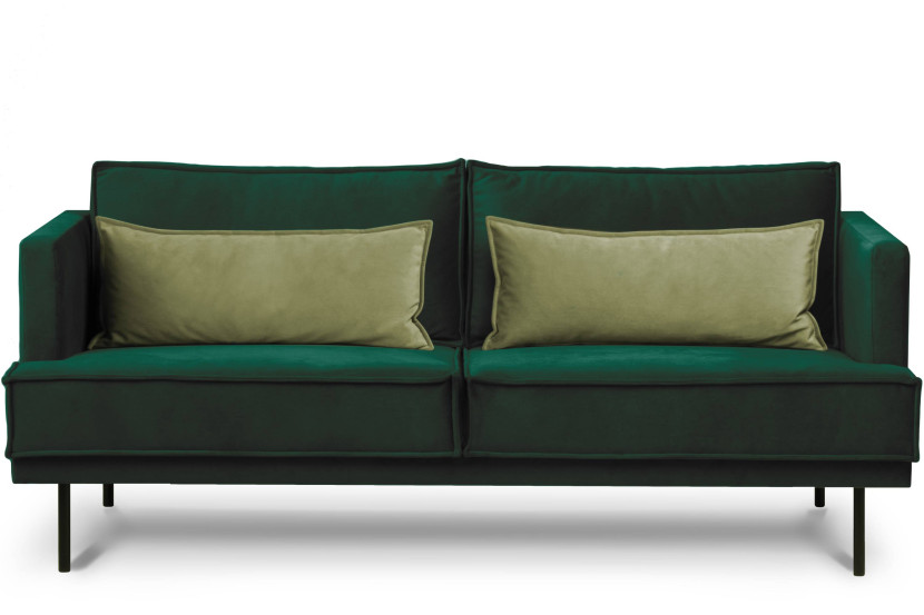 KONSIMO GANZO Trzyosobowa sofa do salonu w stylu loft z poduszkami 796547