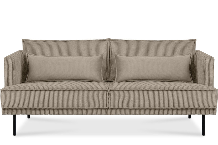 KONSIMO GANZO Trzyosobowa sofa do salonu w stylu loft z poduszkami 796551