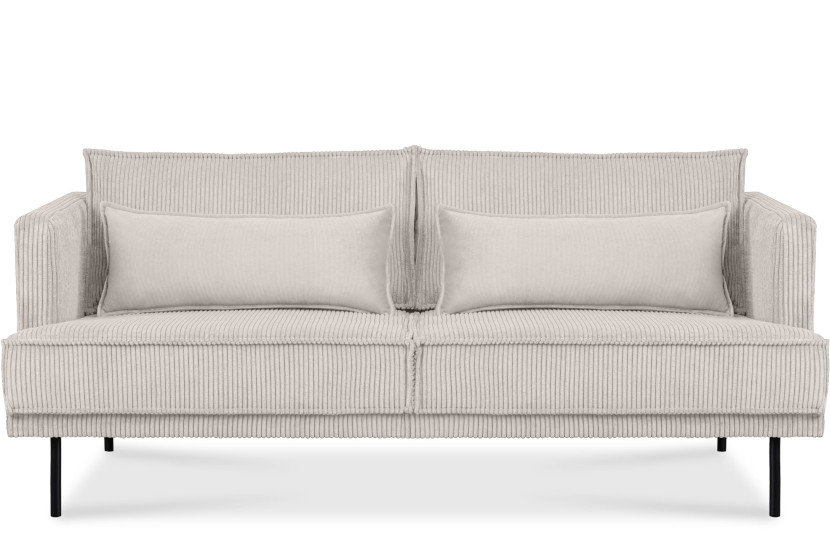 KONSIMO GANZO Trzyosobowa sofa do salonu w stylu loft z poduszkami 796511