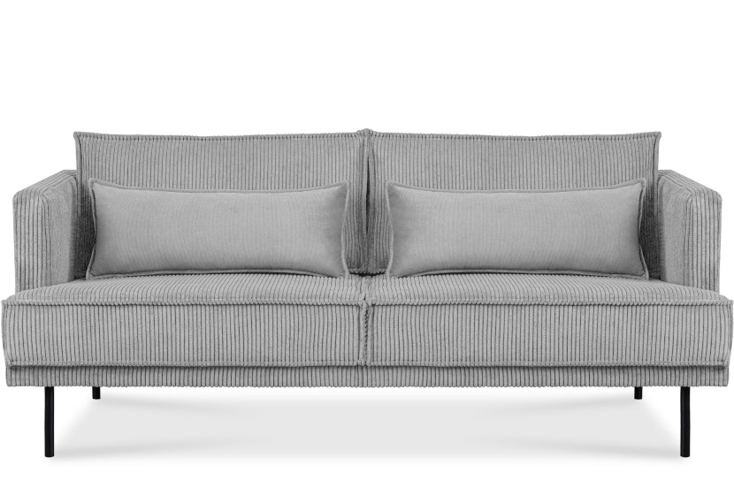 KONSIMO GANZO Trzyosobowa sofa do salonu w stylu loft z poduszkami 796512
