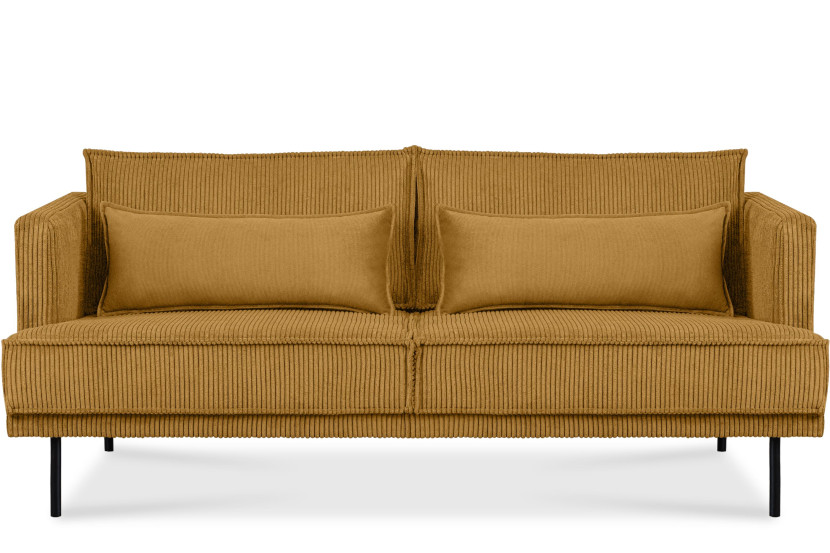KONSIMO GANZO Trzyosobowa sofa do salonu w stylu loft z poduszkami 796514