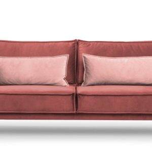 KONSIMO GANZO Trzyosobowa sofa do salonu w stylu loft z poduszkami 796528 KONSIMO GANZO Trzyosobowa sofa do salonu w stylu loft z poduszkami 796528