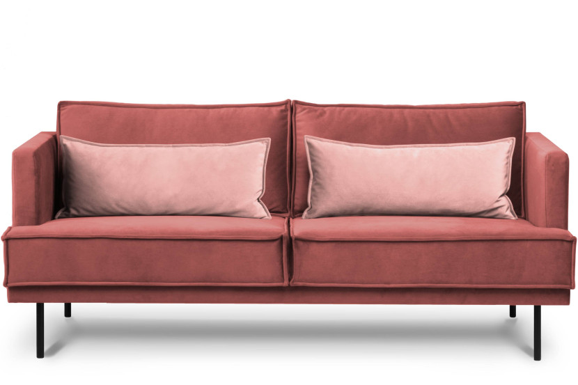 KONSIMO GANZO Trzyosobowa sofa do salonu w stylu loft z poduszkami 796528