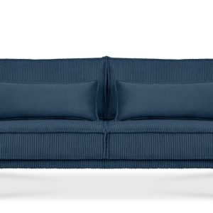 KONSIMO GANZO Trzyosobowa sofa do salonu w stylu loft z poduszkami 796536 KONSIMO GANZO Trzyosobowa sofa do salonu w stylu loft z poduszkami 796536