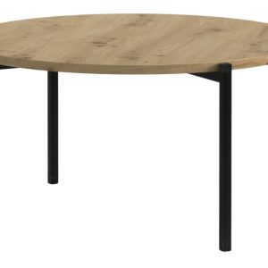 KONSIMO GERIS Stolik kawowy na wysokich nogach, blat dąb artisan 823537 KONSIMO GERIS Stolik kawowy na wysokich nogach, blat dąb artisan 823537
