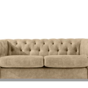 KONSIMO GRAVO Sofa trzyosobowa z ekoskóry chesterfield, pikowana 823684 KONSIMO GRAVO Sofa trzyosobowa z ekoskóry chesterfield, pikowana 823684