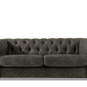 KONSIMO GRAVO Sofa trzyosobowa z ekoskóry chesterfield, pikowana 823690 KONSIMO GRAVO Sofa trzyosobowa z ekoskóry chesterfield, pikowana 823690