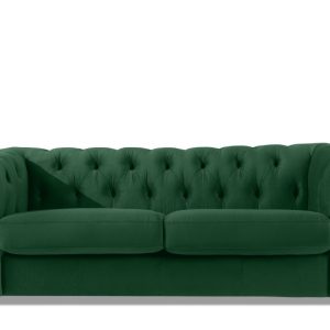 KONSIMO GRAVO Welurowa Sofa trzyosobowa chesterfield, pikowana 823689 KONSIMO GRAVO Welurowa Sofa trzyosobowa chesterfield, pikowana 823689
