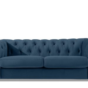 KONSIMO GRAVO Welurowa Sofa trzyosobowa chesterfield, pikowana 823691 KONSIMO GRAVO Welurowa Sofa trzyosobowa chesterfield, pikowana 823691
