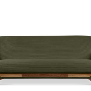 KONSIMO GUSTAVO II Sofa trzyosobowa rozkładana w tkaninie sztruksowej 817512 KONSIMO GUSTAVO II Sofa trzyosobowa rozkładana w tkaninie sztruksowej 817512